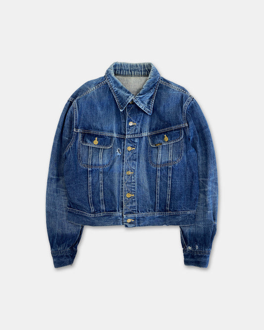 Lee Riders 1980er 101-J Jeansjacke Blau 