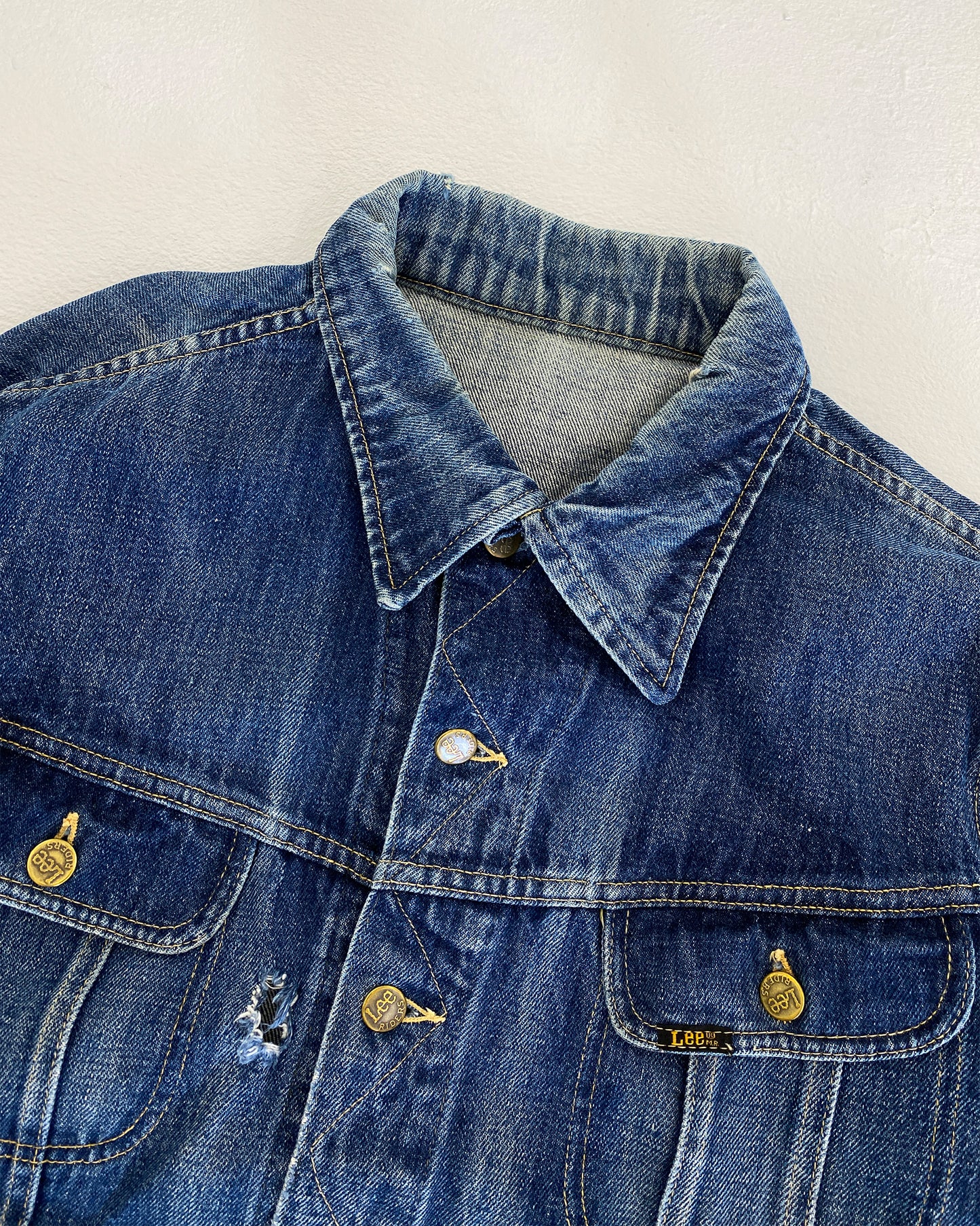 Lee Riders 1980s 101-J Denim Jacket Blue