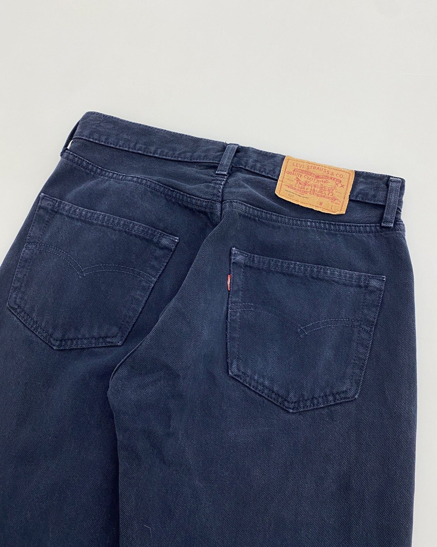 Levis 1990er 501 Denim Verblasstes Blau 