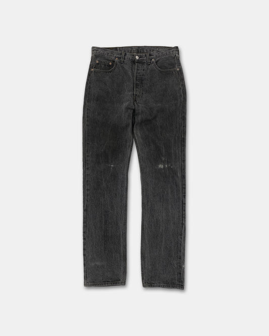 Levis 1990er 501 Denim verwaschenes Grau 