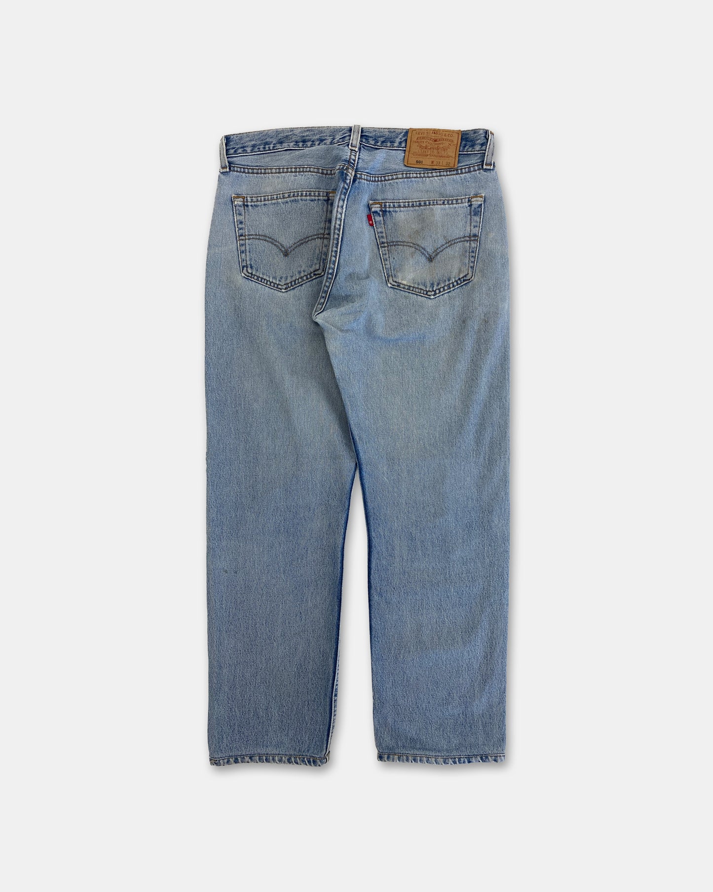 Levis 1990er 501 USA Denim Hellblau 