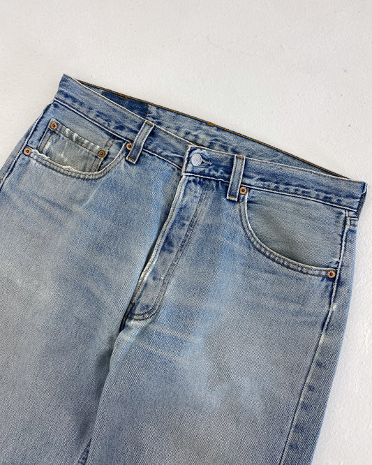 Levis 1990s 501 USA Denim Light Blue