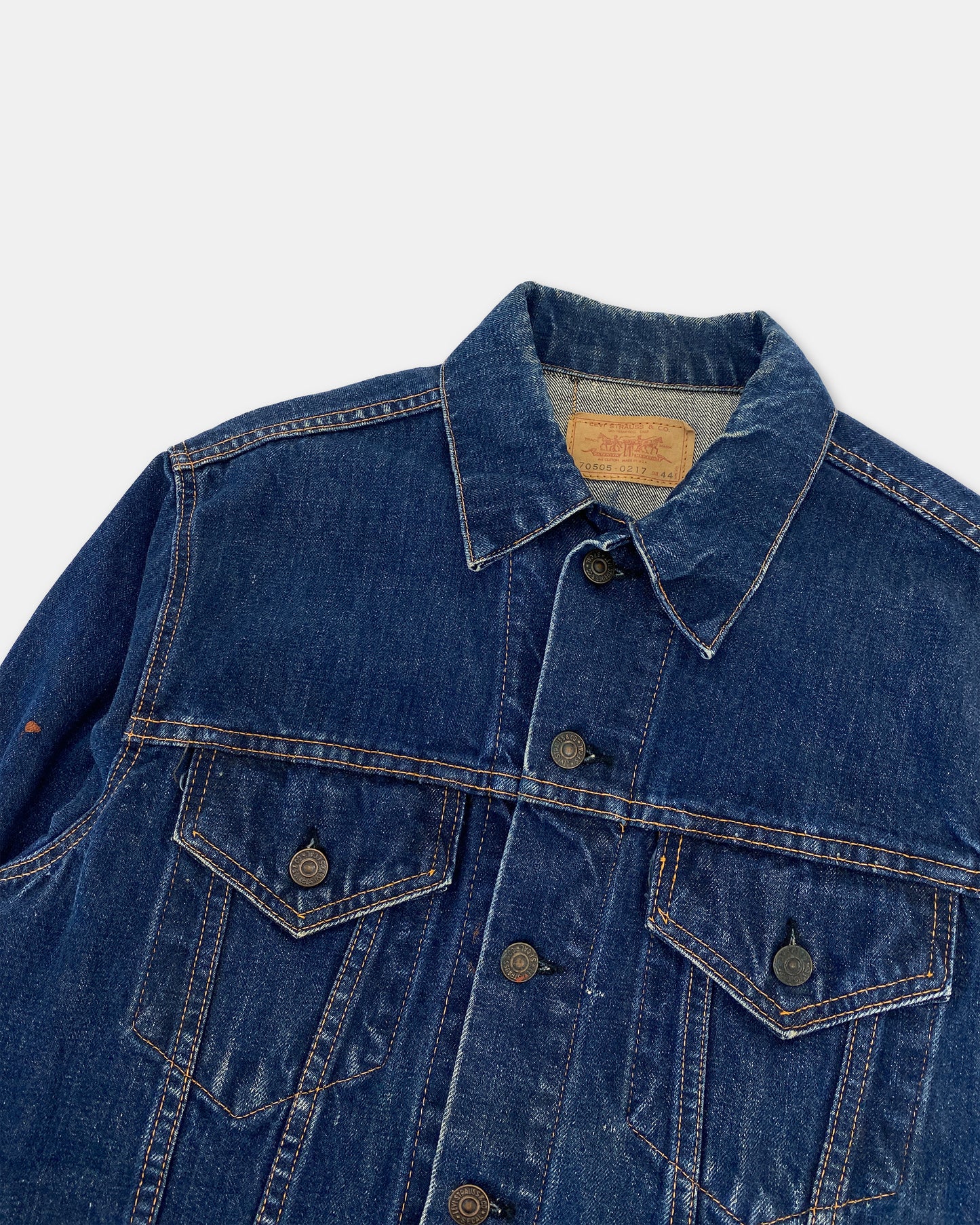 Levis 1980s Type 3 USA Denim Jacket Blue