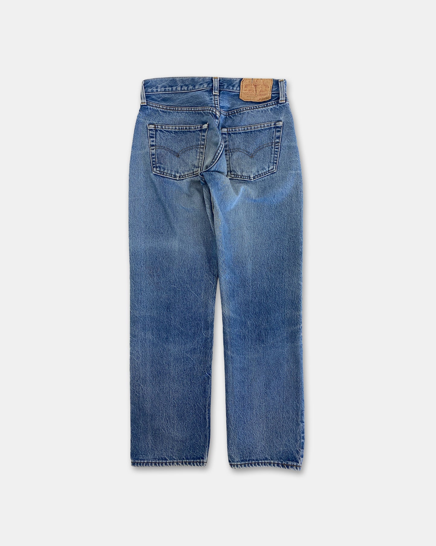 Levis 1970er 501 Selvedge Denim Hellblau 