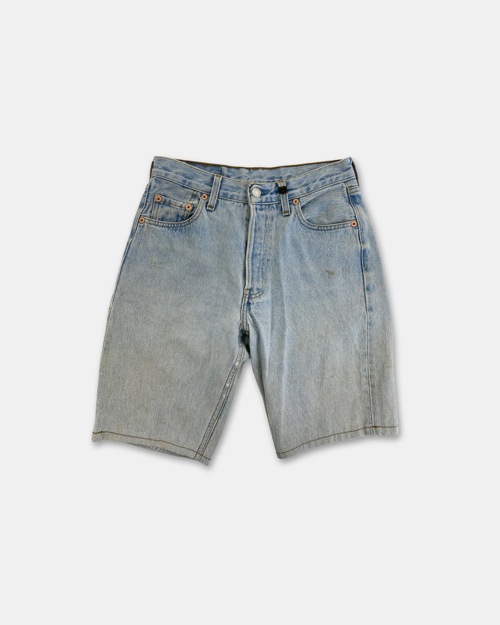 Levis 1993 501 Denim Shorts Light Blue