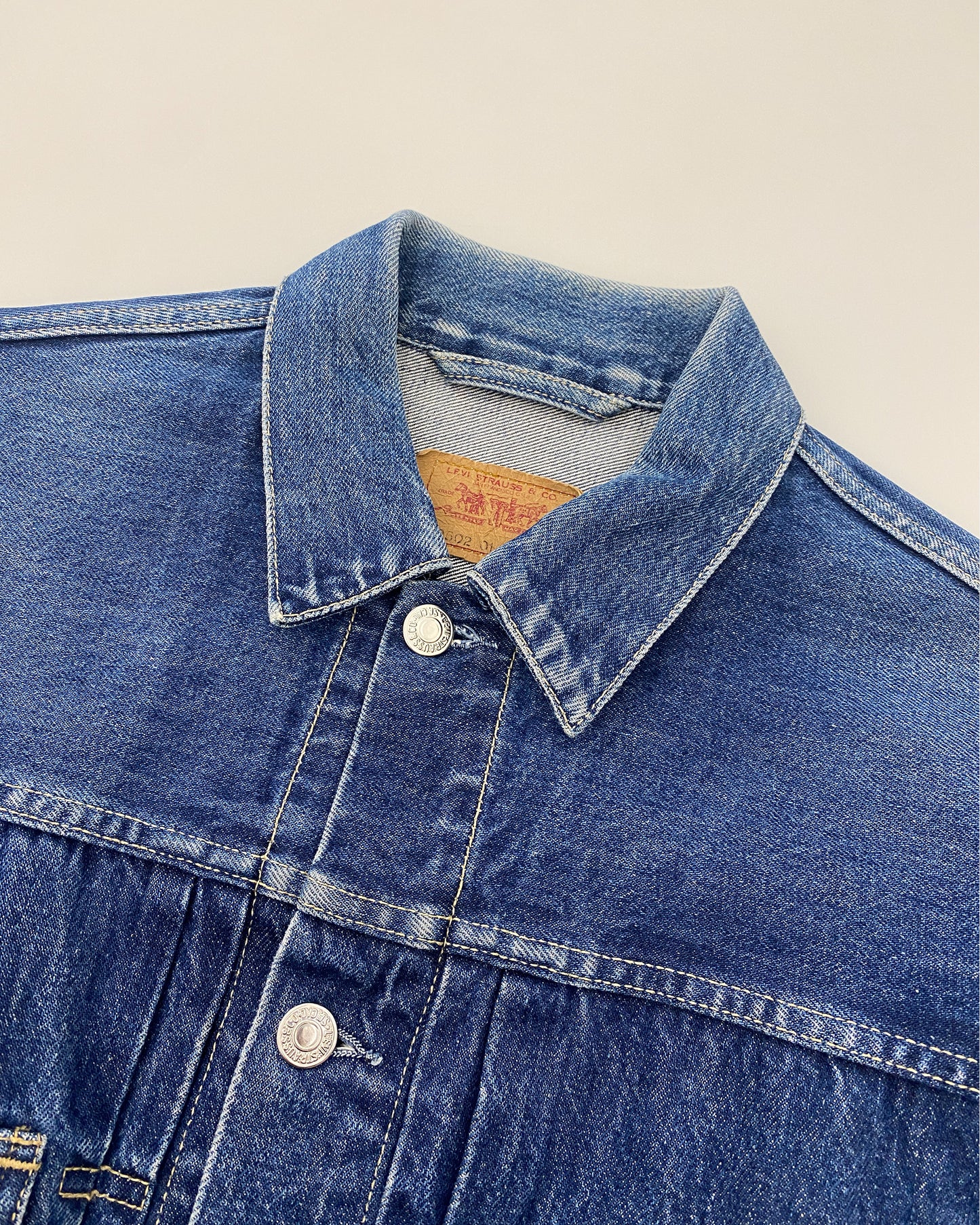 Levis 1992 Type 2 Italy Denim Jacket Blue