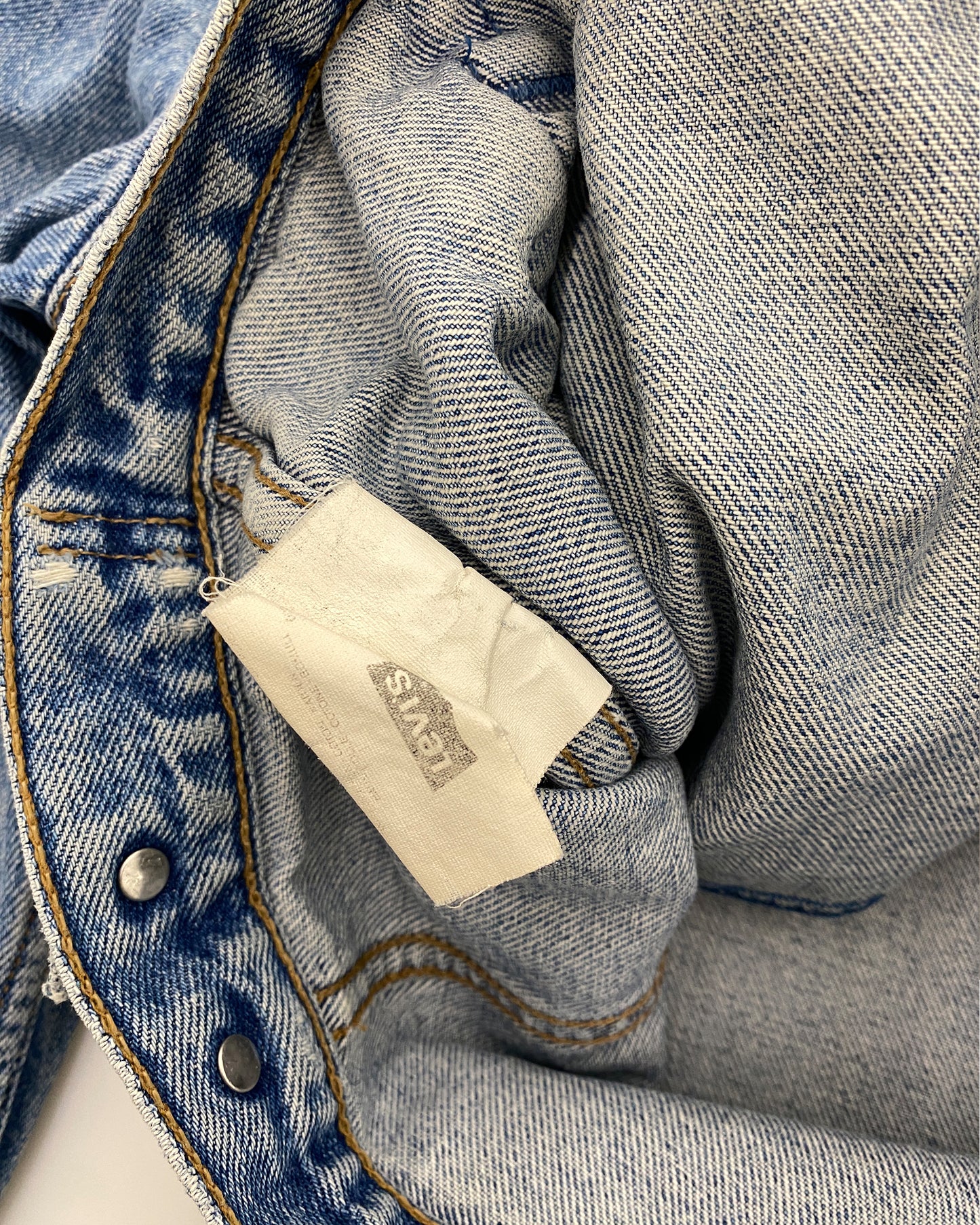 Levis 1991 Type 3 Denim Jacket Light Blue