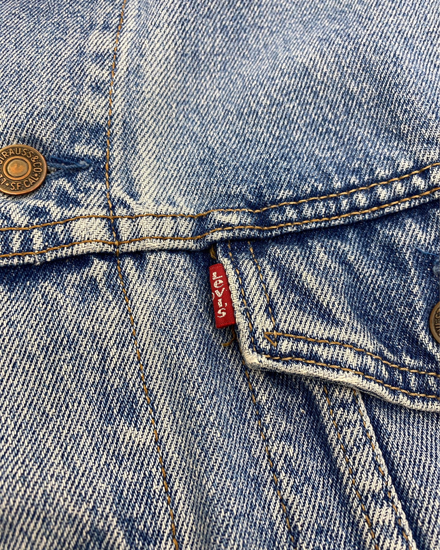 Levis 1991 Type 3 Denim Jacket Light Blue