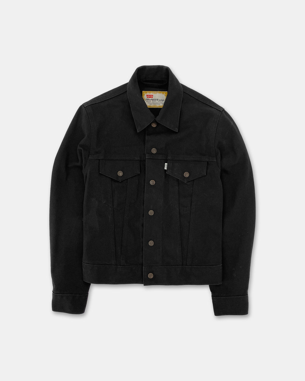 Levis 1998 Type 3 Push Button Denim Jacket Black