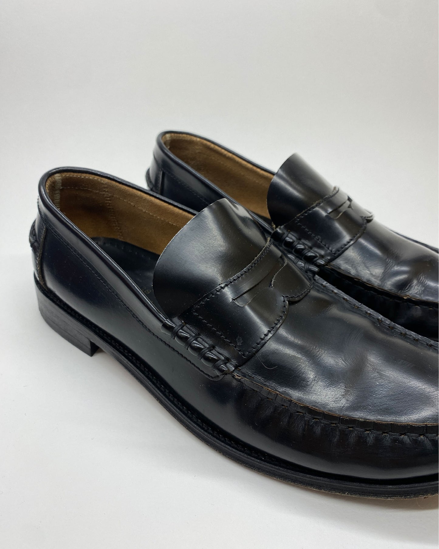 Charles Tyrwhitt 2000er Pennyloafer Schwarz 