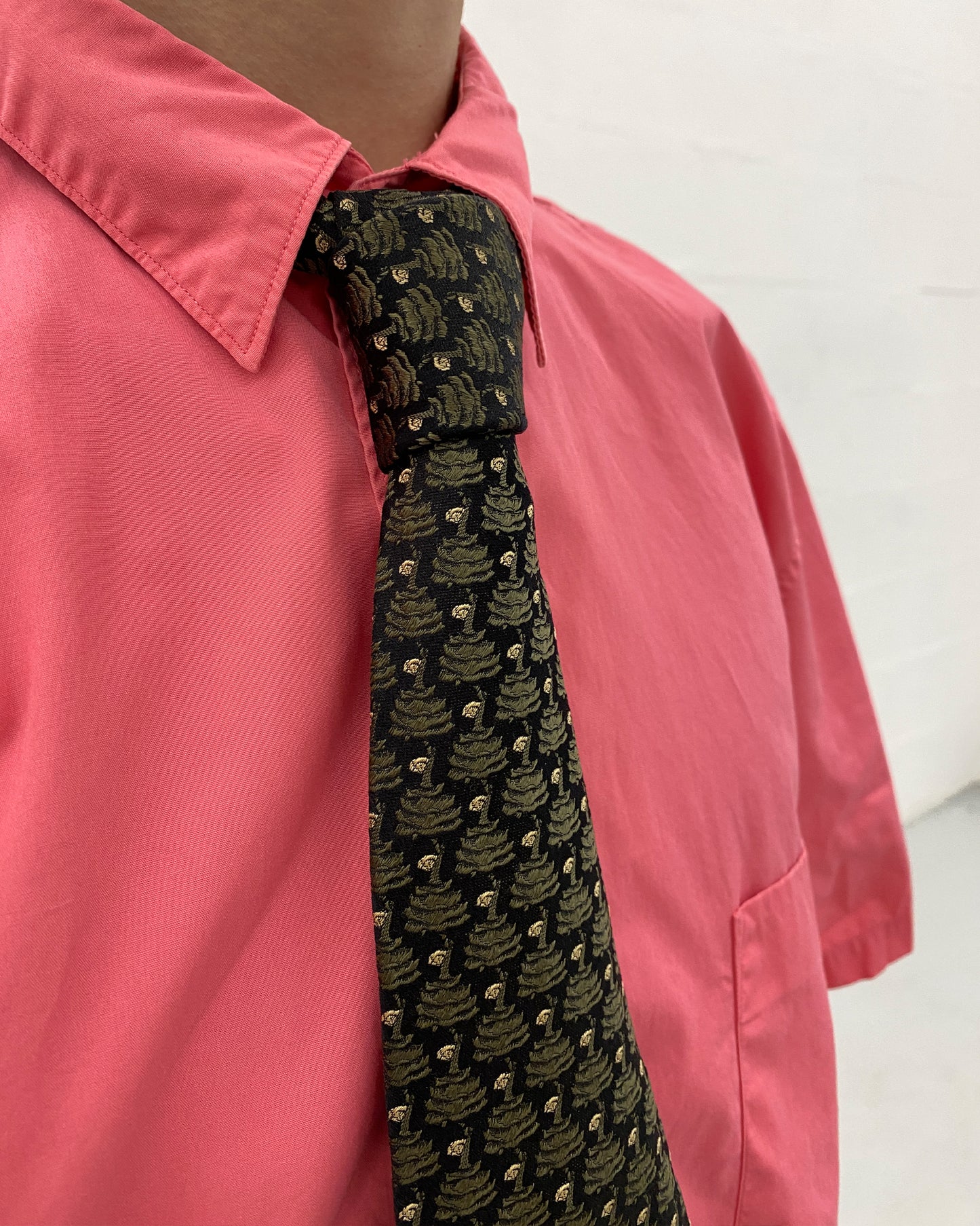 Loewe 1990s Pattern Tie Black