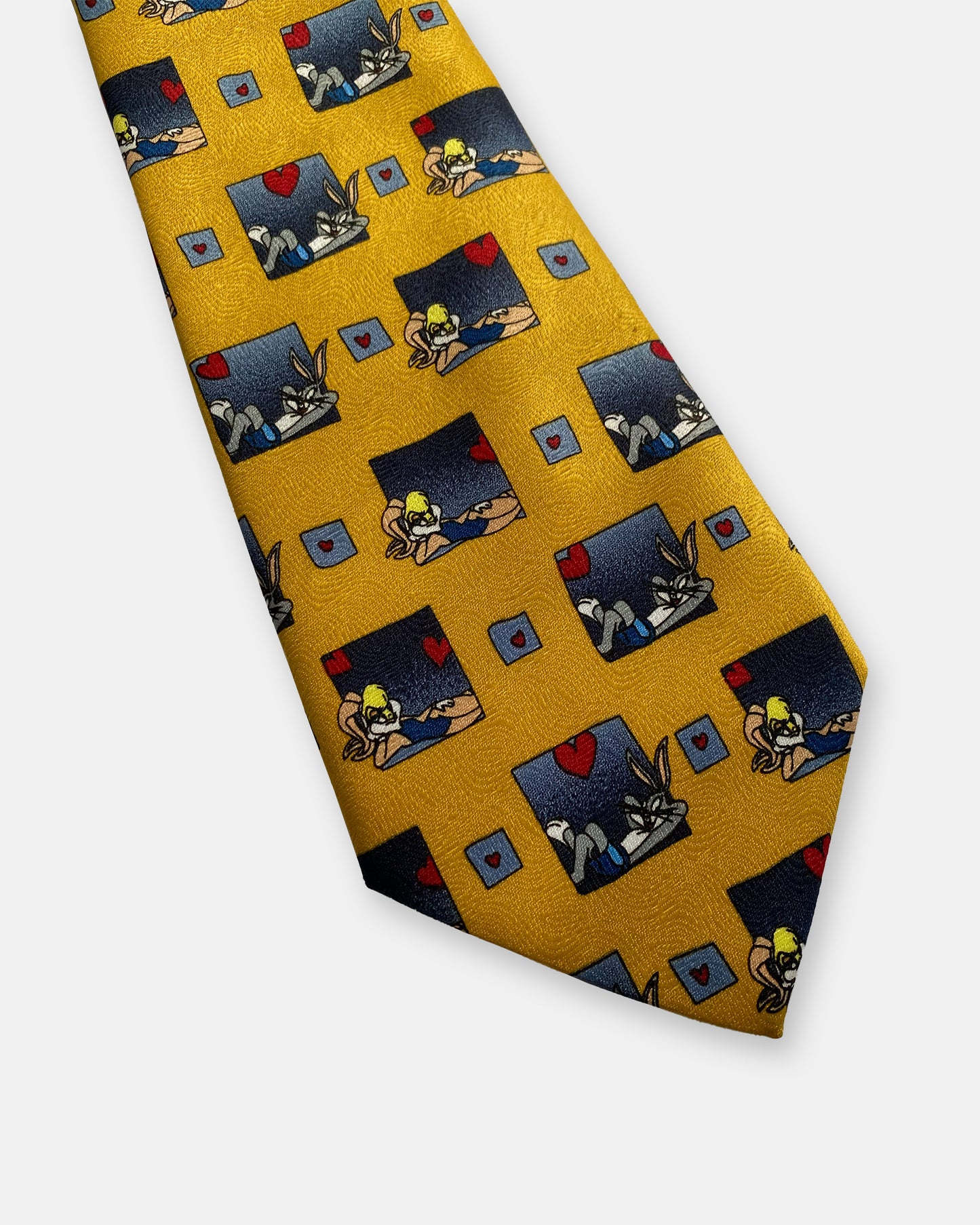 Warner Bros 1998 Tie Looney Tunes Monogram