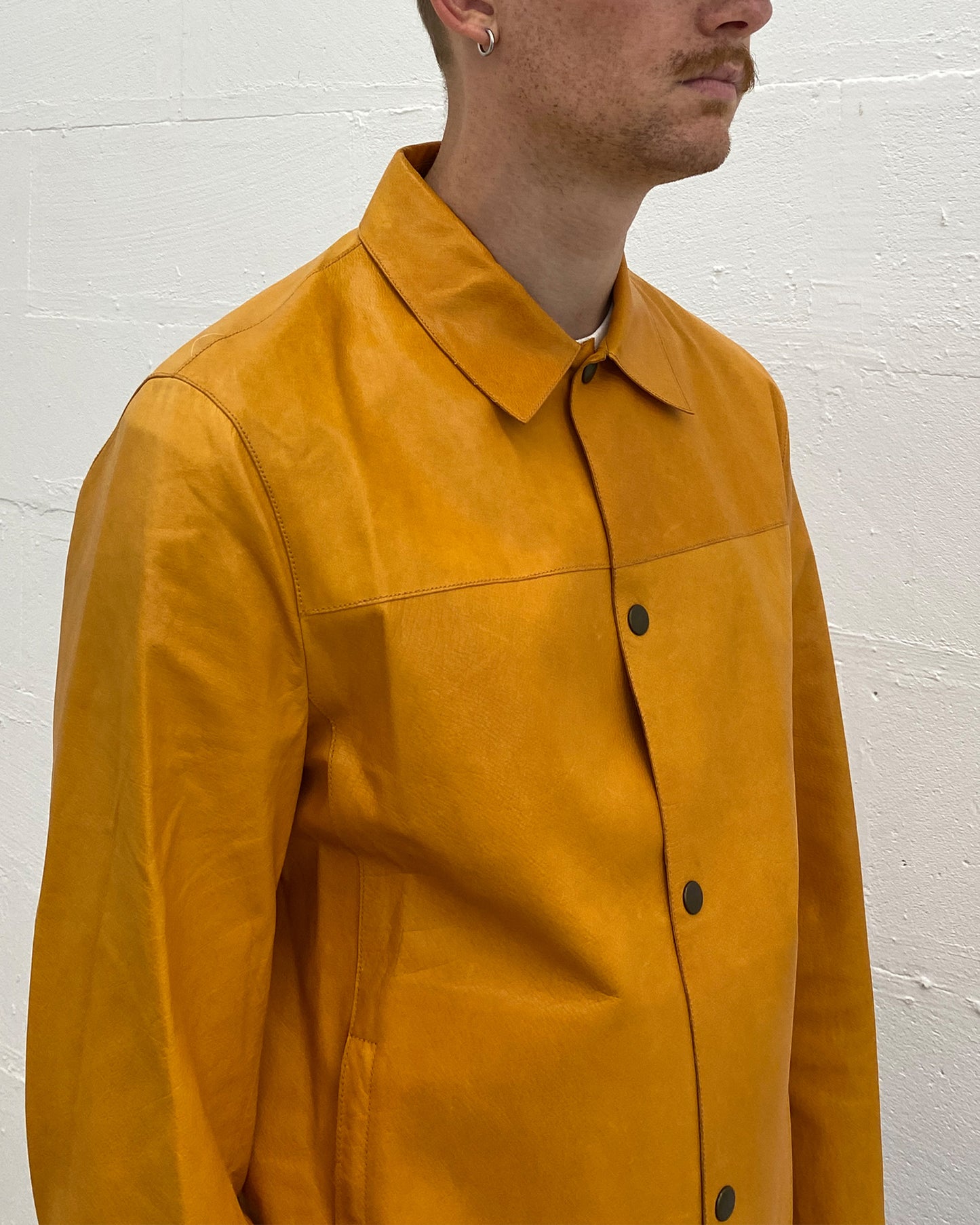 Miu Miu AW2000 Cow Leatherjacket Yellow