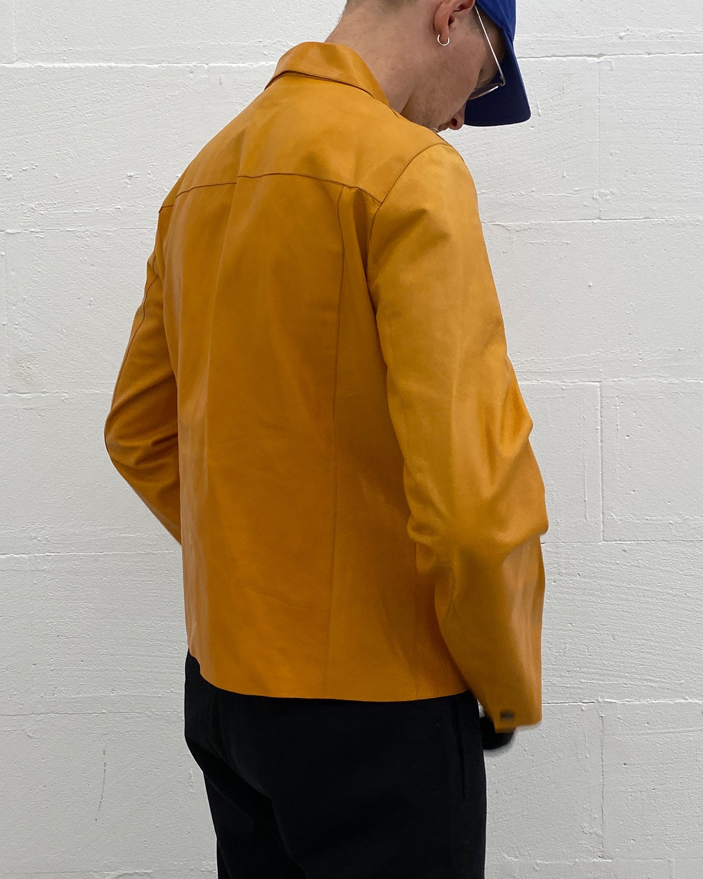 Miu Miu AW2000 Cow Leatherjacket Yellow