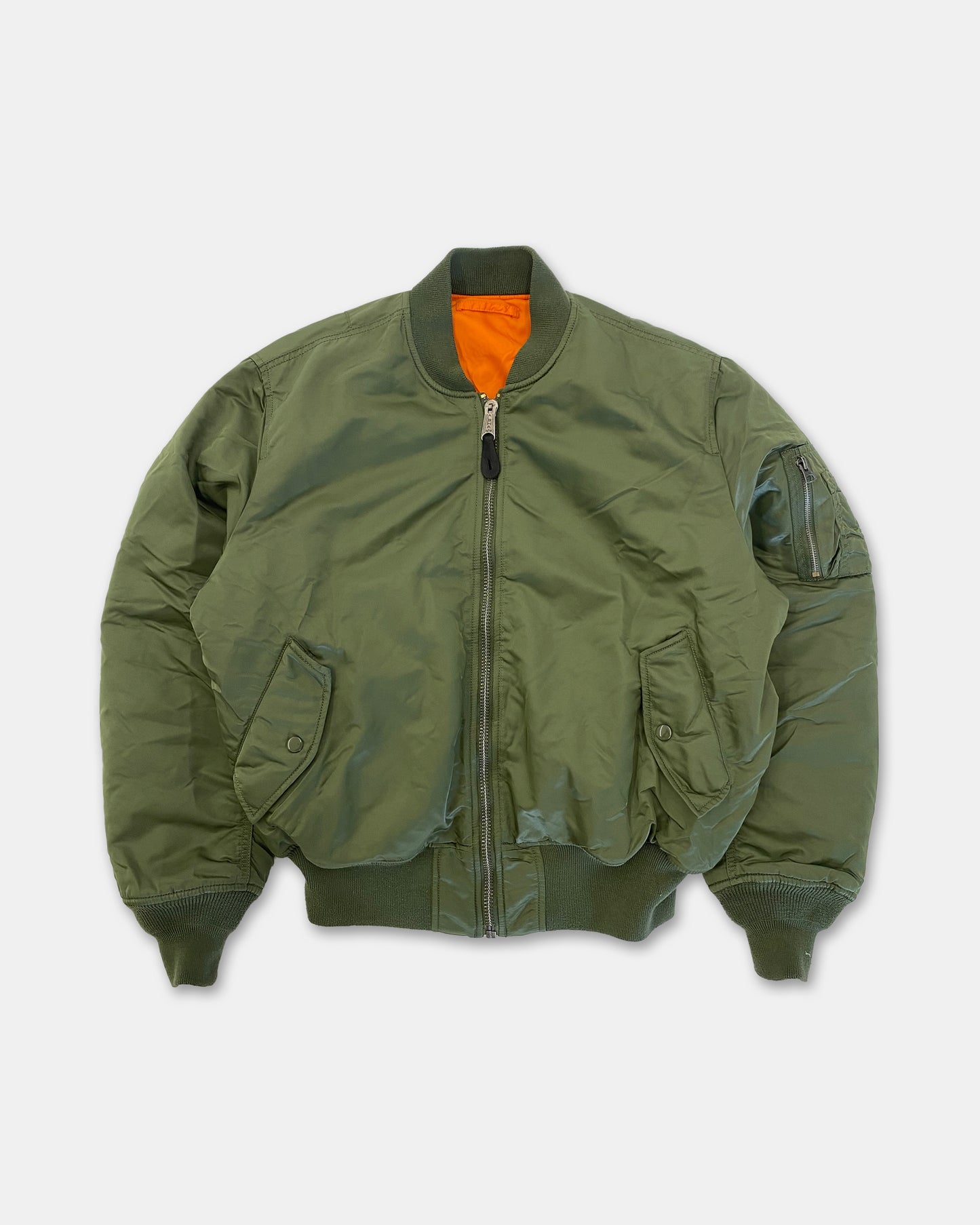 Alpha Industries 2010s  MA-1 Bomber Jacket Light Green