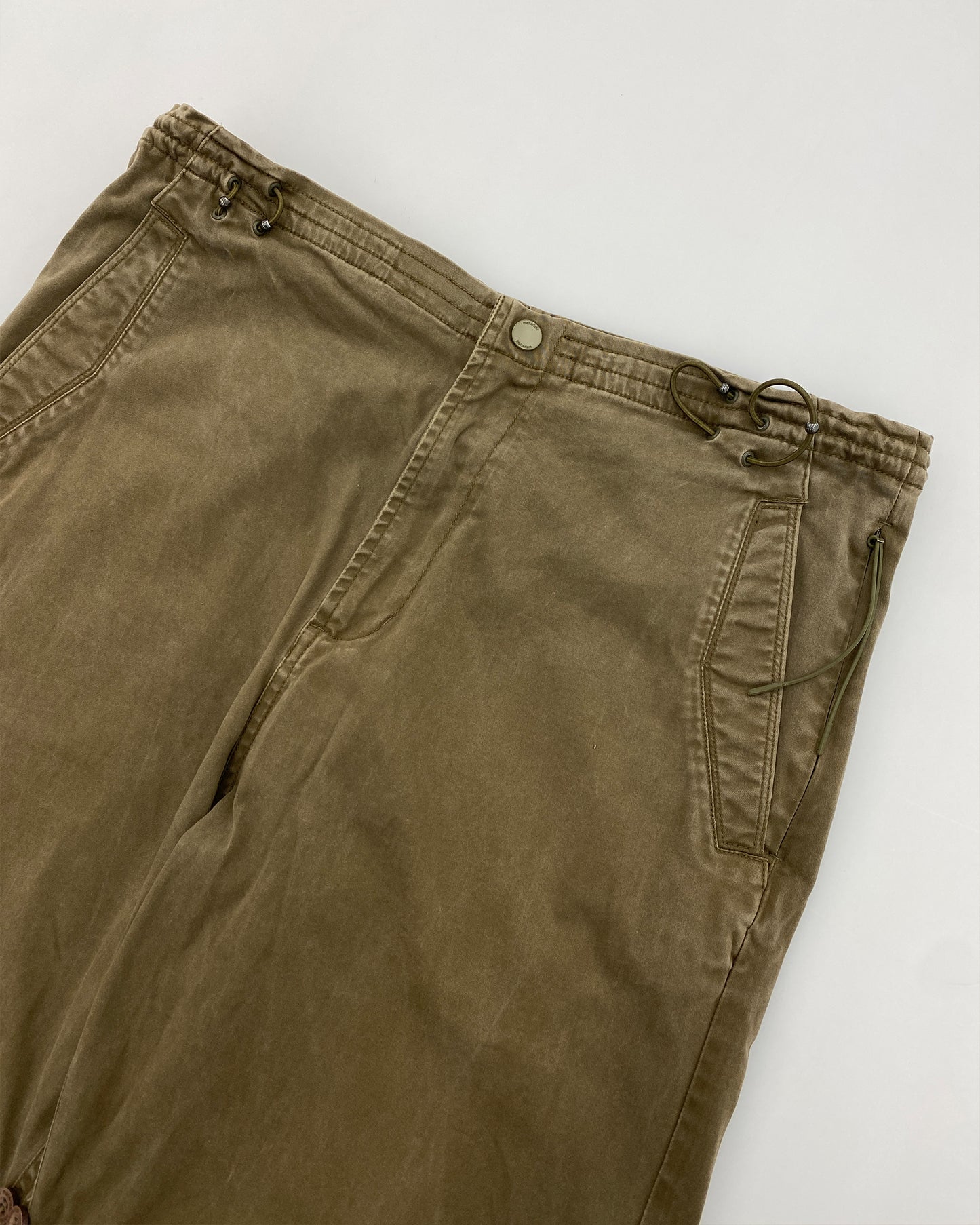 Maharishi 2000s Verstellbare Hose Khaki Grün 