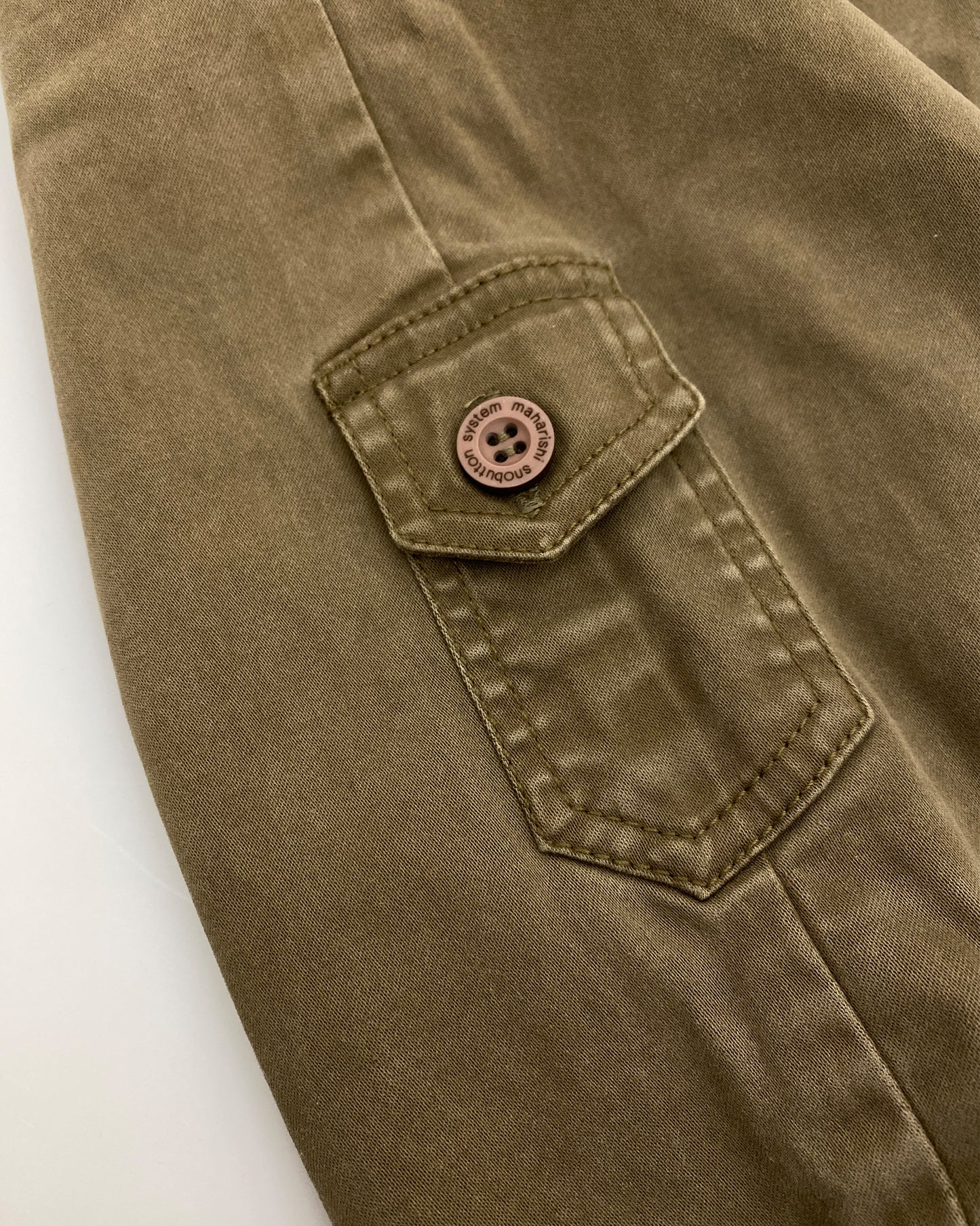 Maharishi 2000s Verstellbare Hose Khaki Grün 