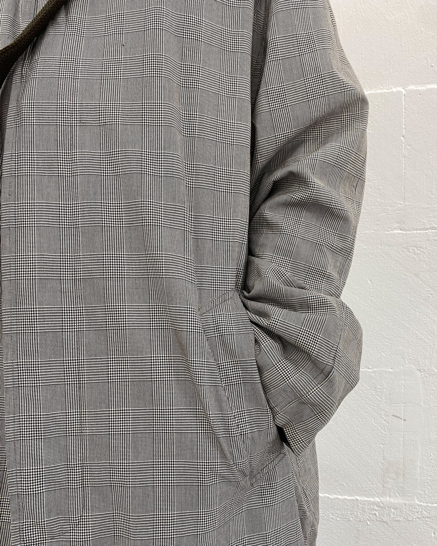 Paul Smith 1990s Glen Plaid Coat Grey