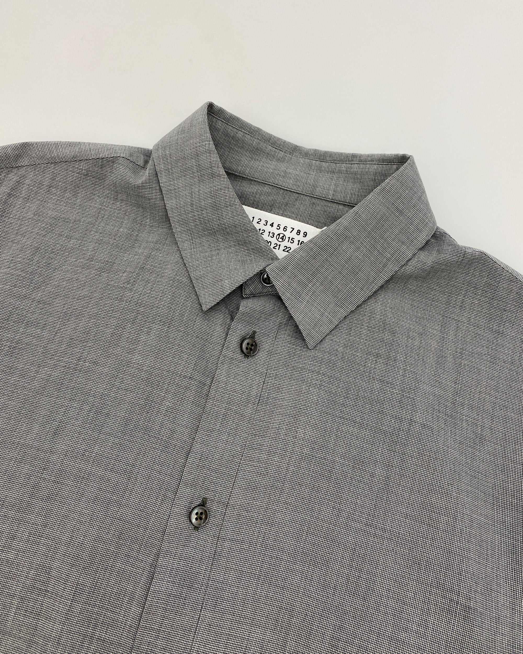 Maison Martin Margiela AW2014 Hidden Button Down Shirt Grey – Knud