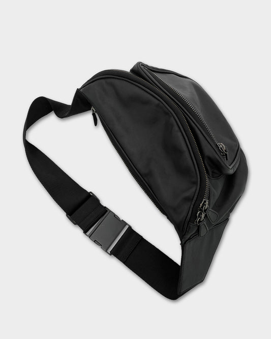 Maison Martin Margiela x H&M 2012 Oversized Leather Waist Bag Black