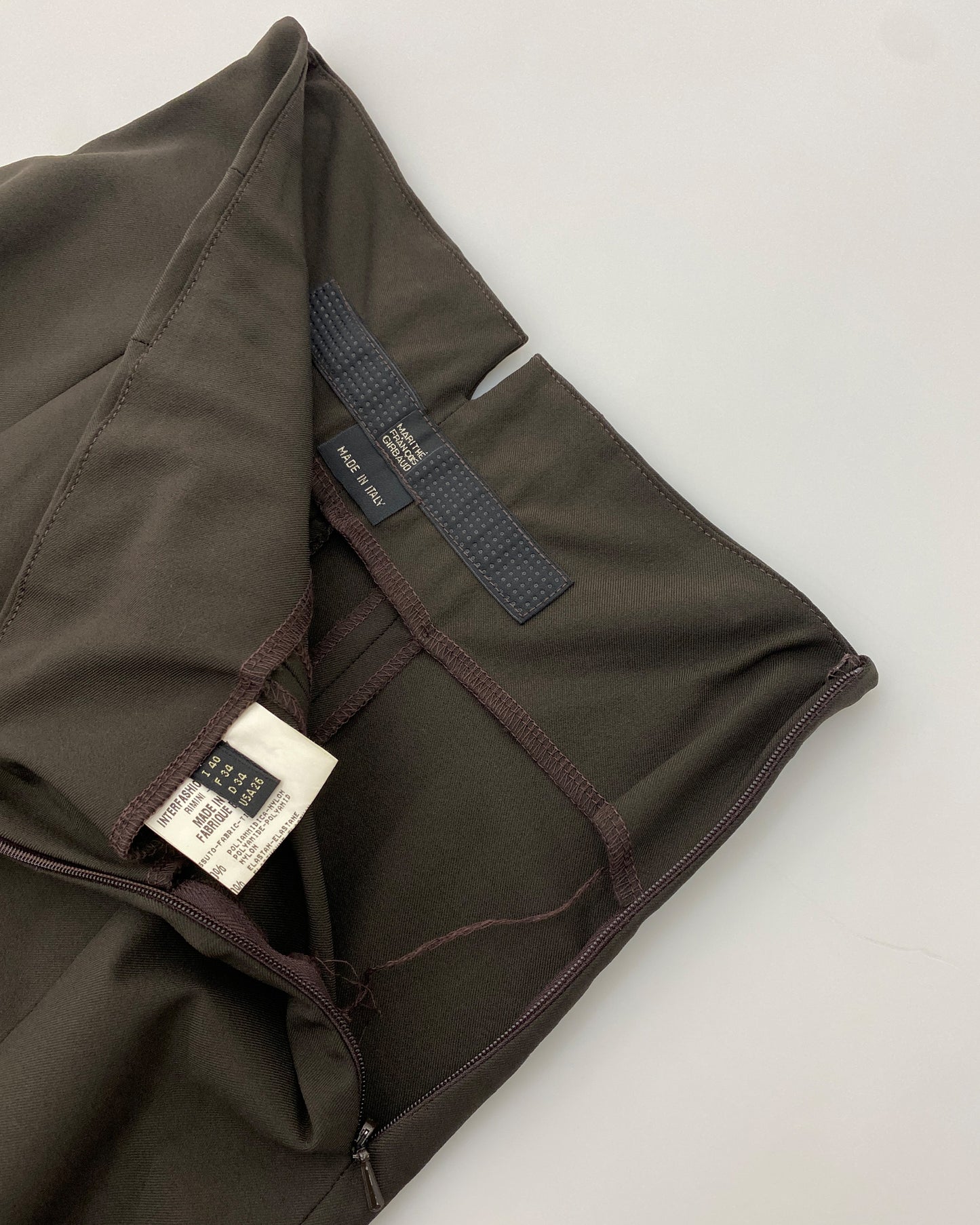 Marithé + François Girbaud 2000s Slim Pants Brown