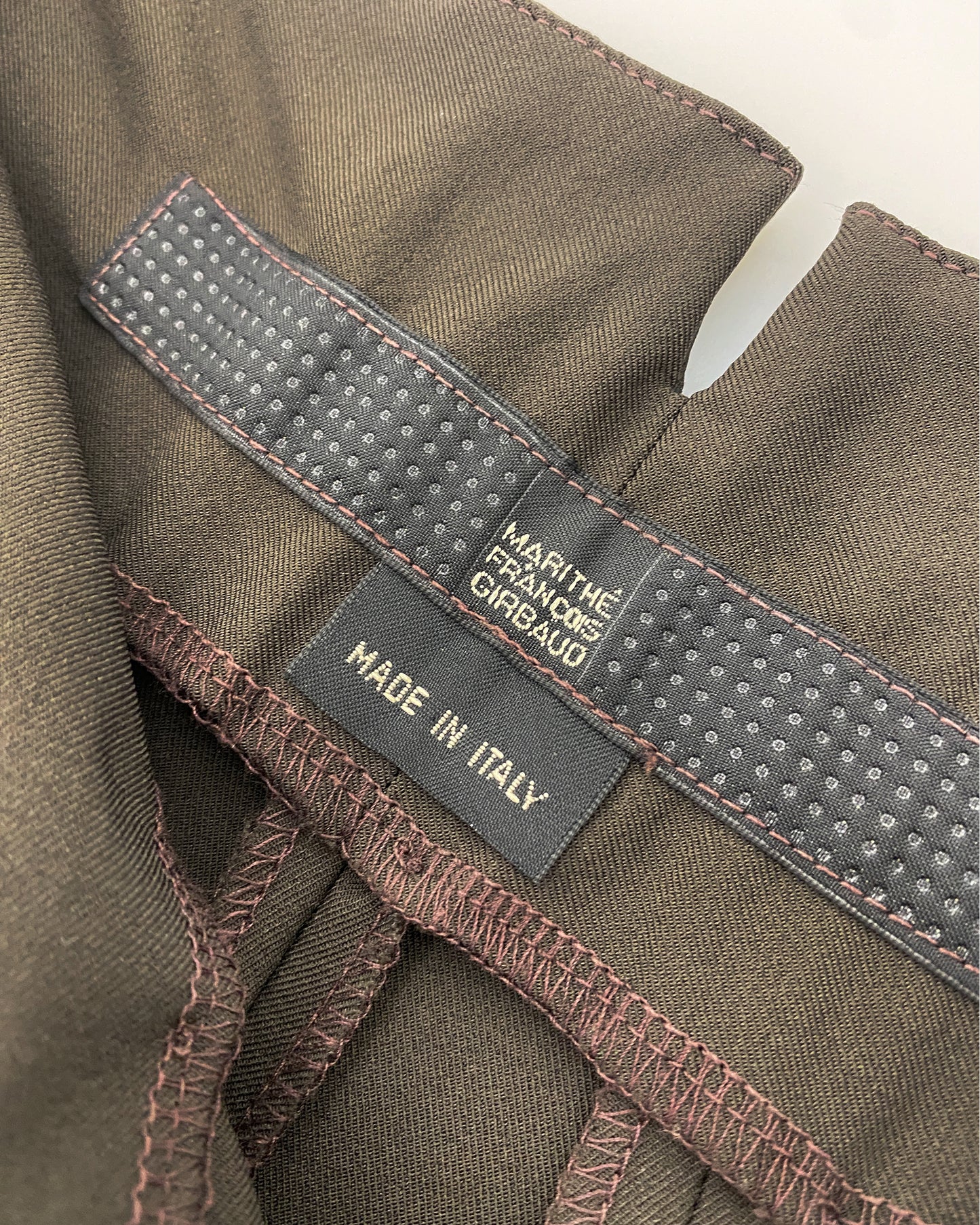 Marithé + François Girbaud 2000s Slim Pants Brown