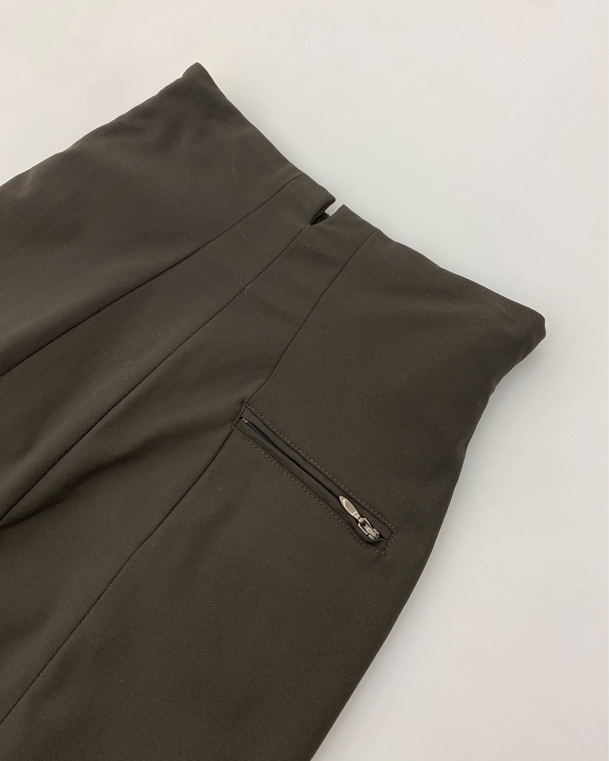 Marithé + François Girbaud 2000s Slim Pants Brown – Knud Peters
