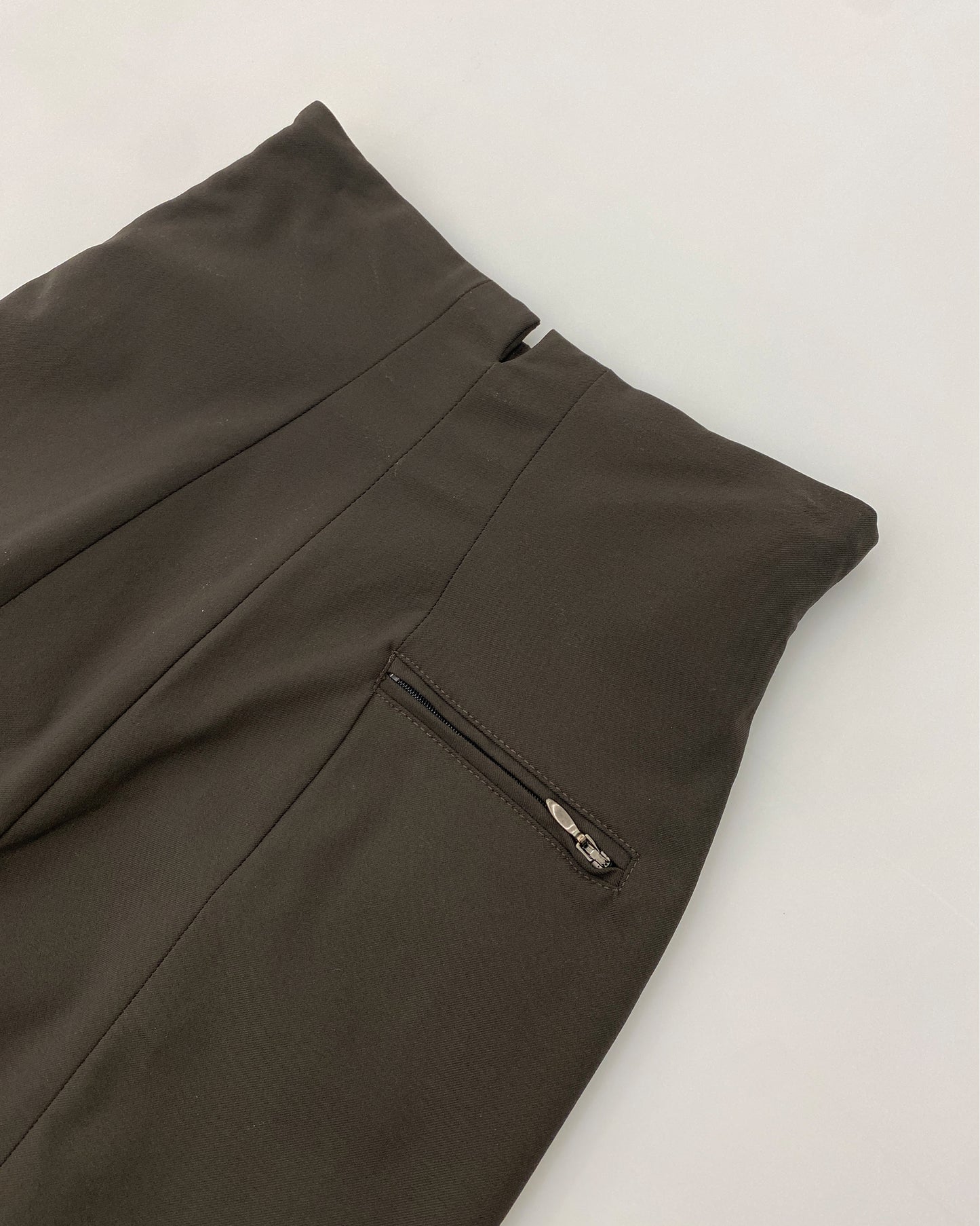 Marithé + François Girbaud 2000s Slim Pants Brown