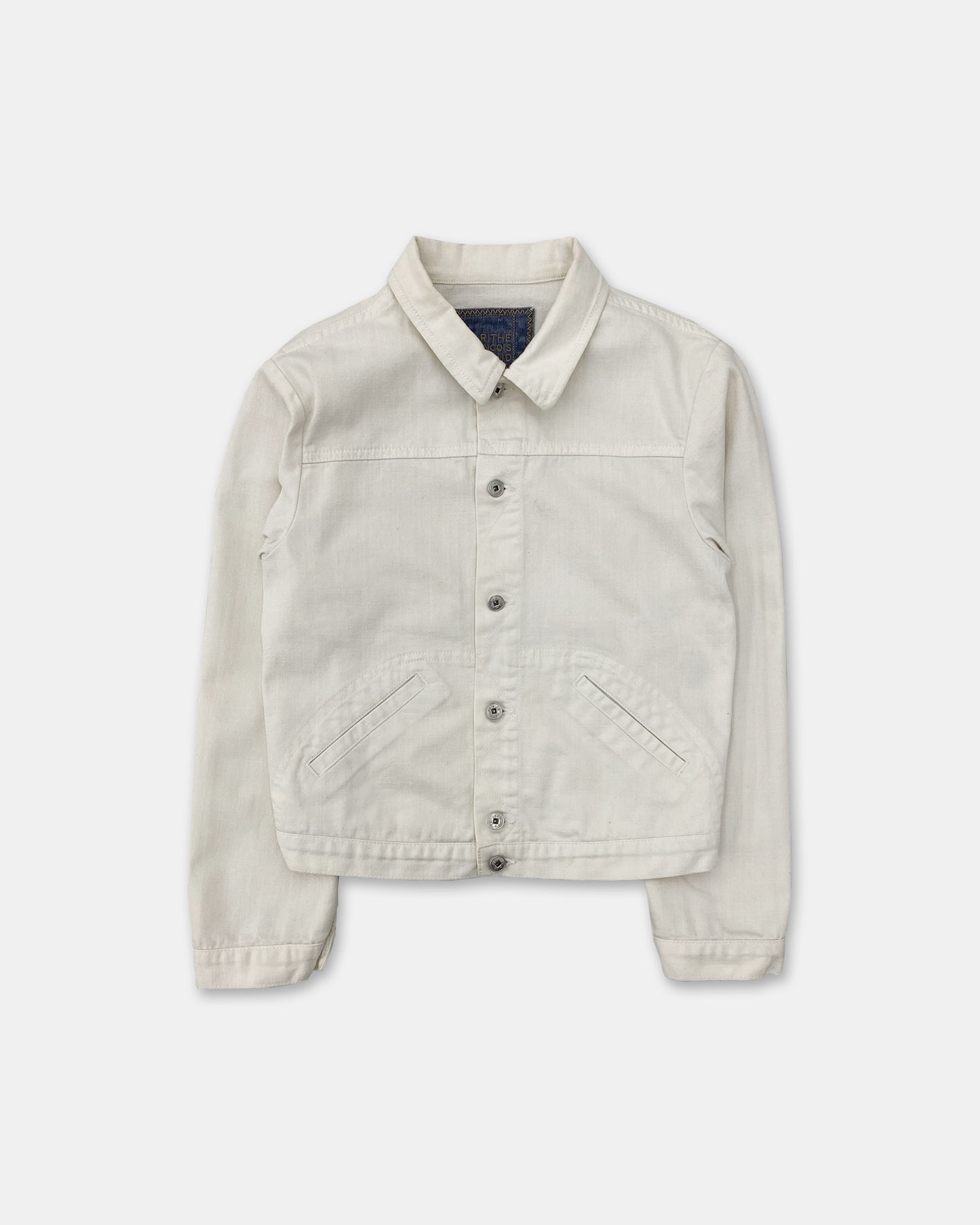 Marithé + François Girbaud 2000s Light Denim Jacket White