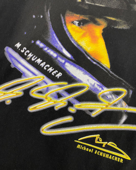 Michael Schumacher 1990er Kollektion T-Shirt Schwarz 