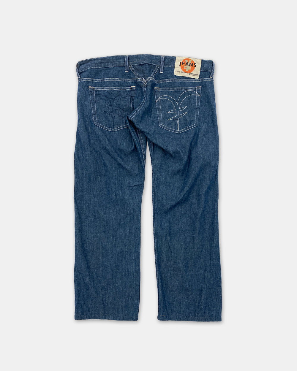 Michiko Koshino 1990s Low Waist Pants Blue