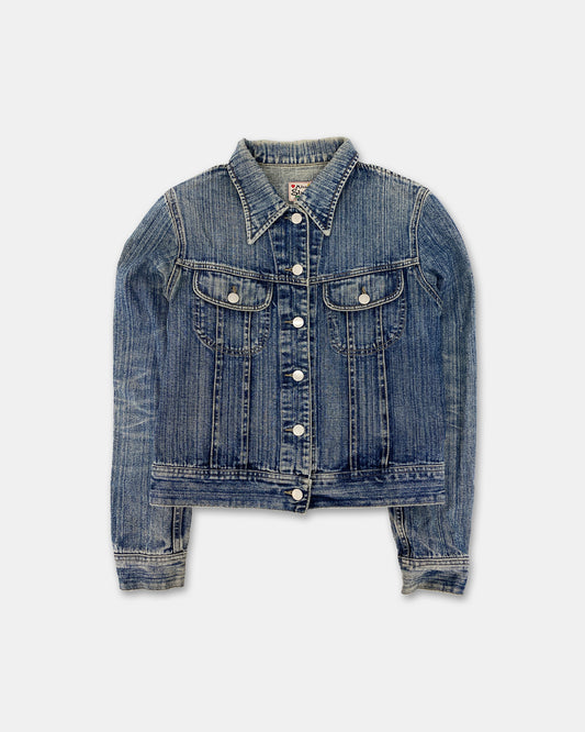 Miss Sixty 2000s Stone Wash Denim Jacket Dirty Blue