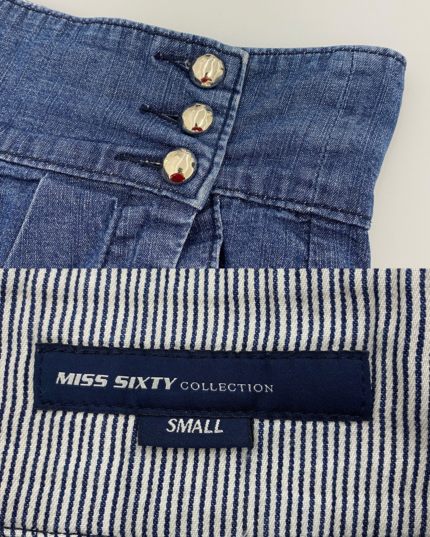 Miss Sixty 2000s Denim Skirt Blue