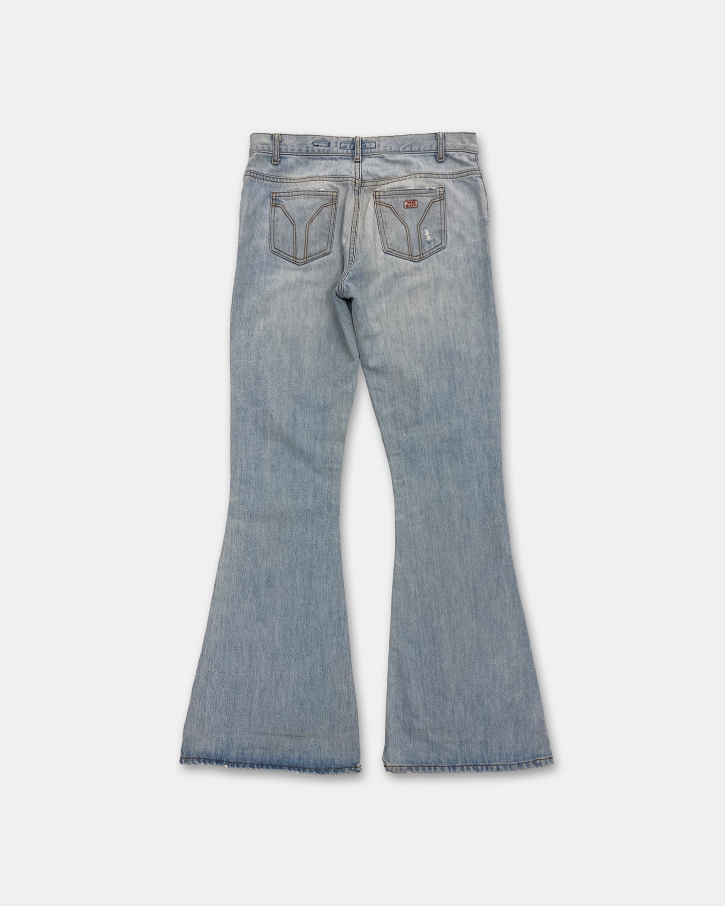 Miss Sixty 2010er SuperTommy Extreme Bootcut Denim Hellblau 