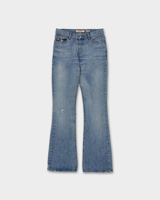 Miss Sixty 2000er Tommy Bootcut-Jeans Hellblau 