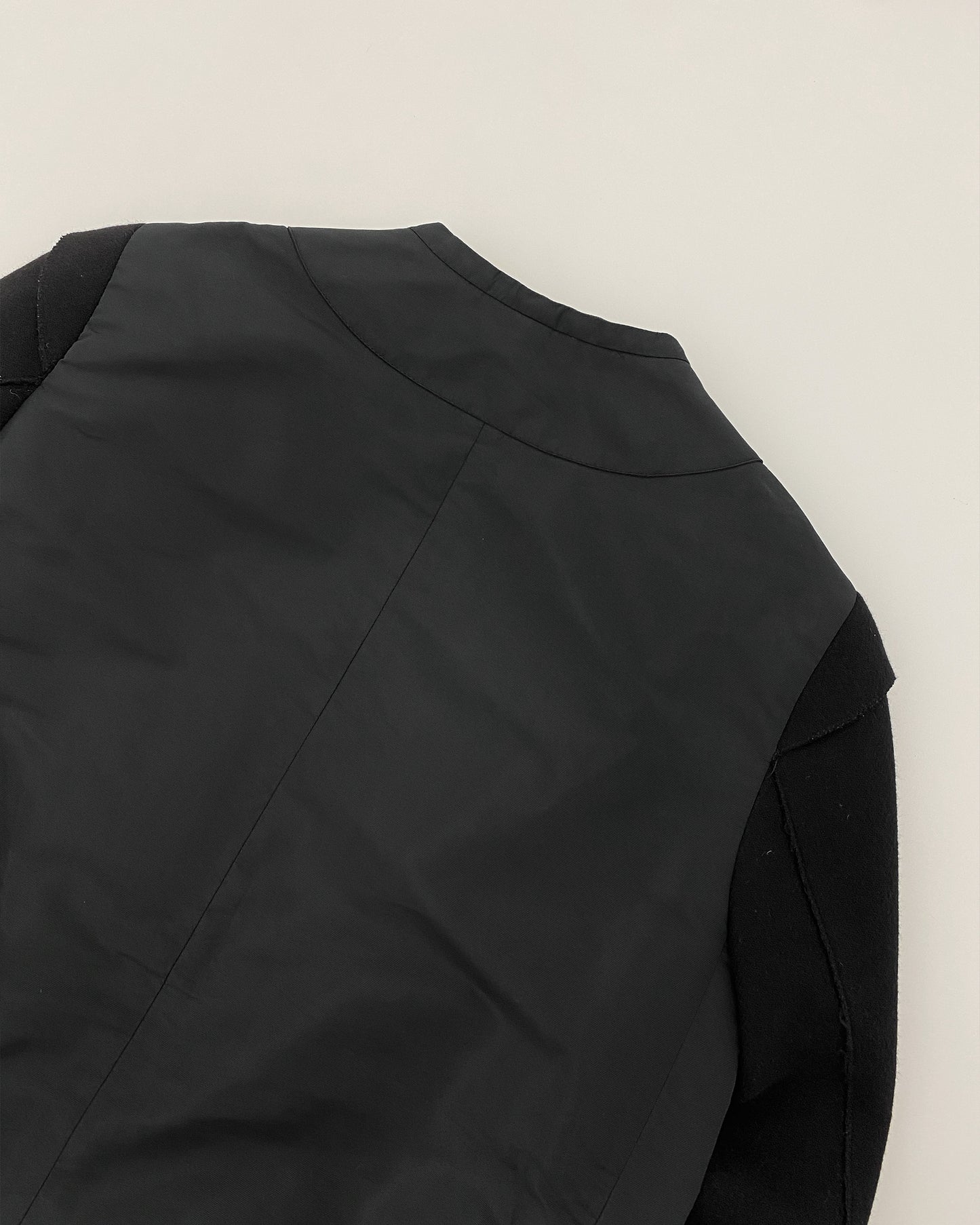 Miu Miu AW2009 Wool Nylon Jacket Black