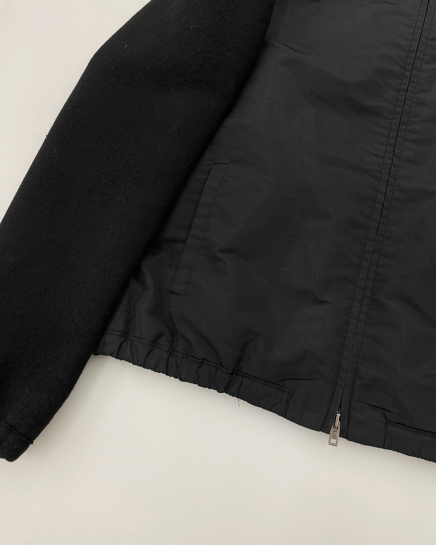 Miu Miu AW2009 Wool Nylon Jacket Black