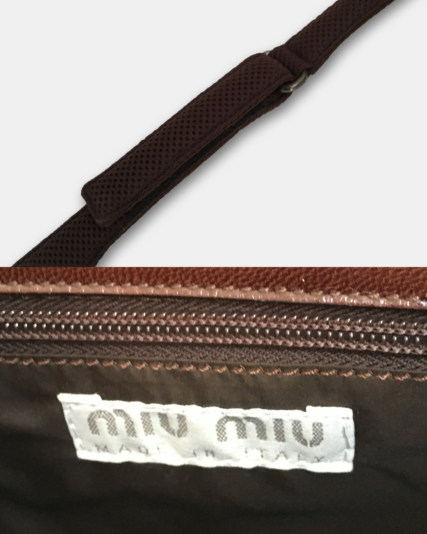 Miu Miu AW1999 Schultertasche Leder 