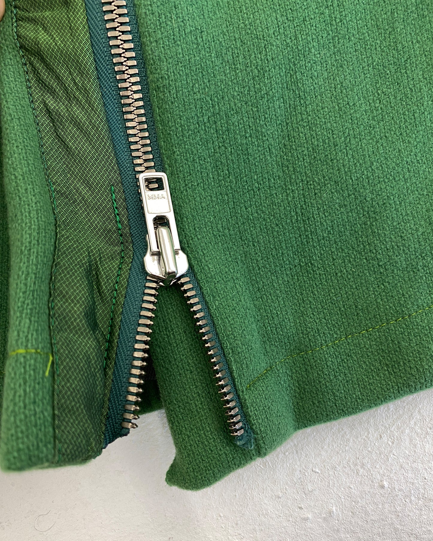 Miu Miu 2000s Wool Skirt Green