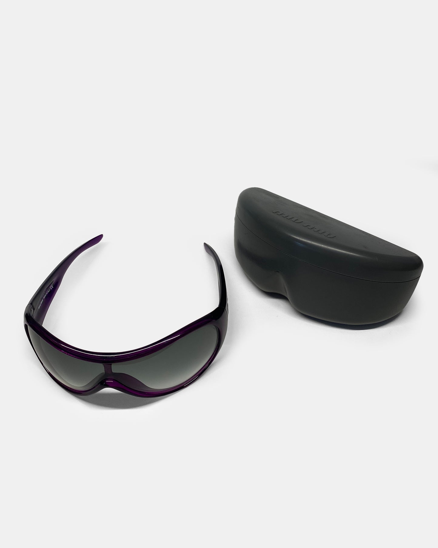 Miu Miu 2000s Visor SMU02F Sunglasses Purple