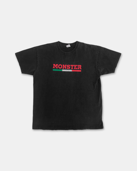 Vintage 2000s Monster Motorcycle T-Shirt Black