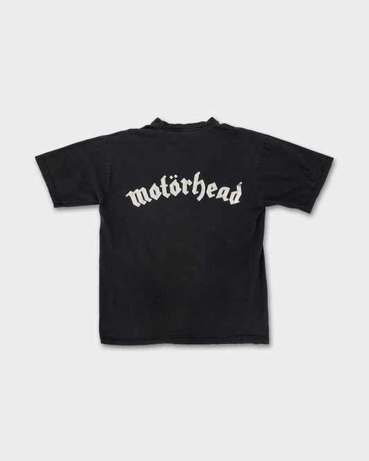 Vintage 1990s Motörhead England Band T-Shirt Faded Black