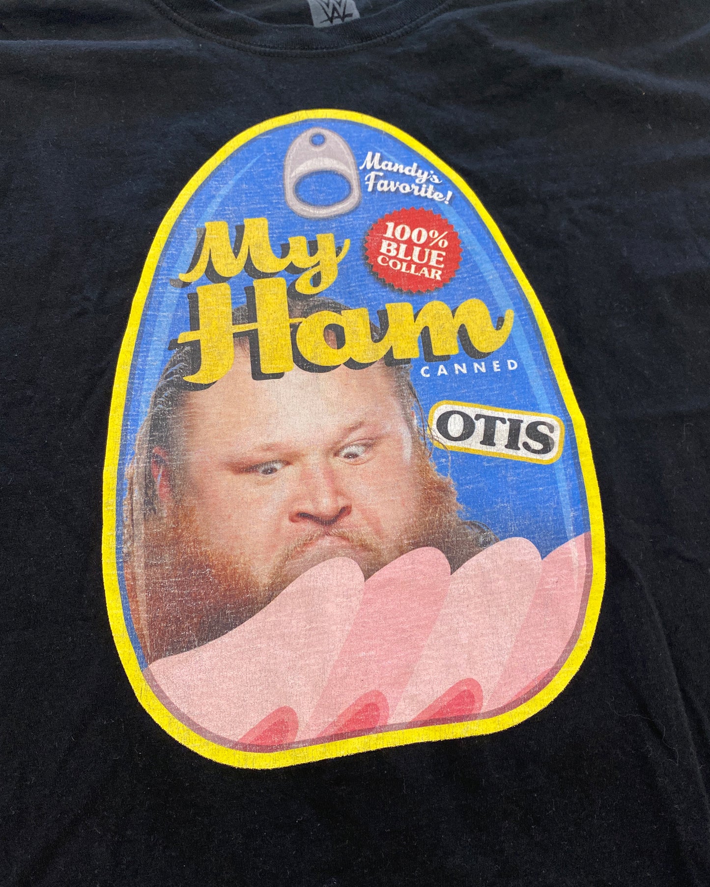 WWE 2020s Otis My Ham Wrestling T-Shirt Black