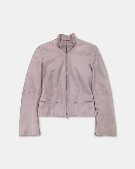 Un Solo Mondo 1990s Leatherjacket Light Pink