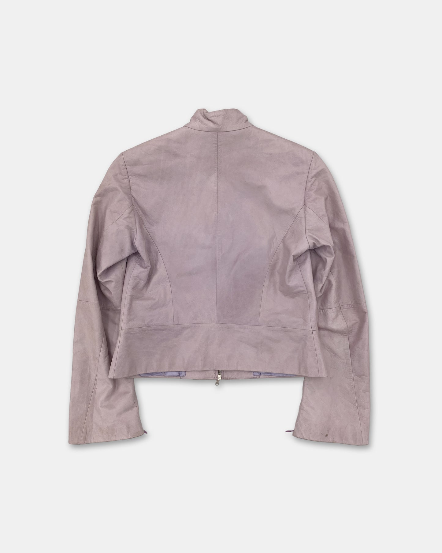 Un Solo Mondo 1990s Leatherjacket Light Pink