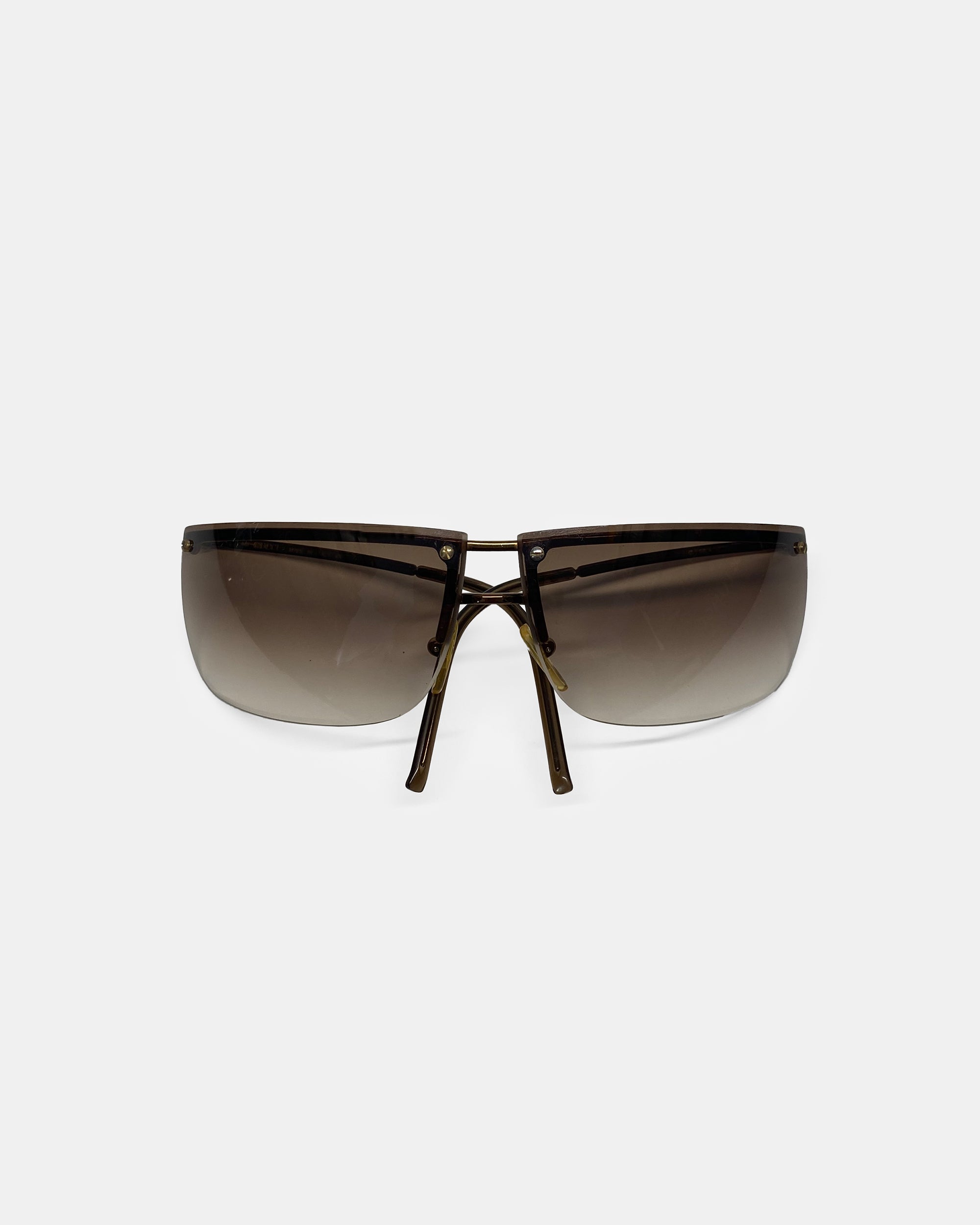 小物 1995 GUCCI by Tom Ford sunglasses Tom Ford for Gucci Gold & Tortoise Shell Oval Sunglasses
