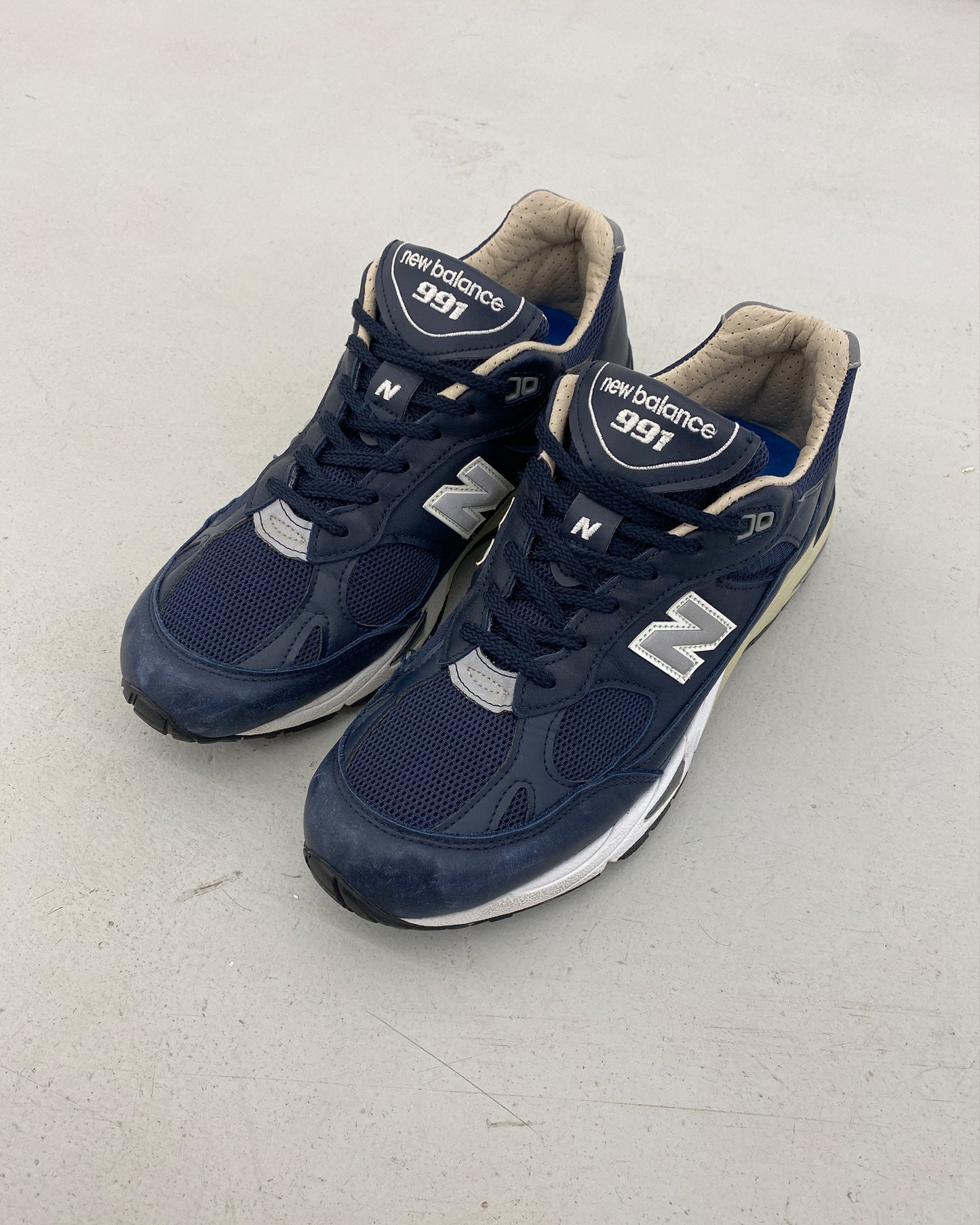 New Balance 2010er Made in UK M 991 D NNN Sneaker Marineblau 