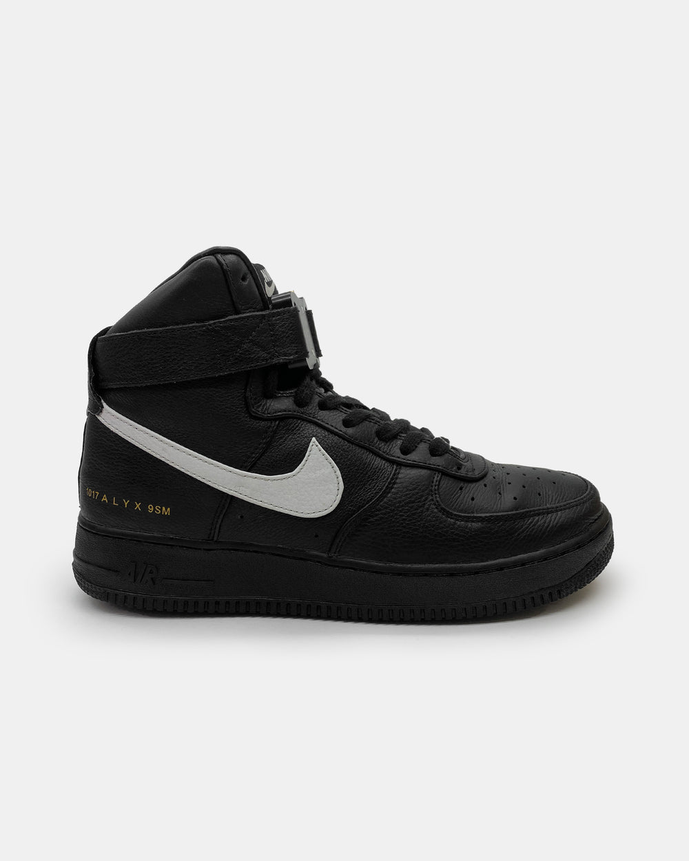 1017 ALYX 9SM x Nike 2020 Air Force 1 High Sneaker Schwarz Weiß 