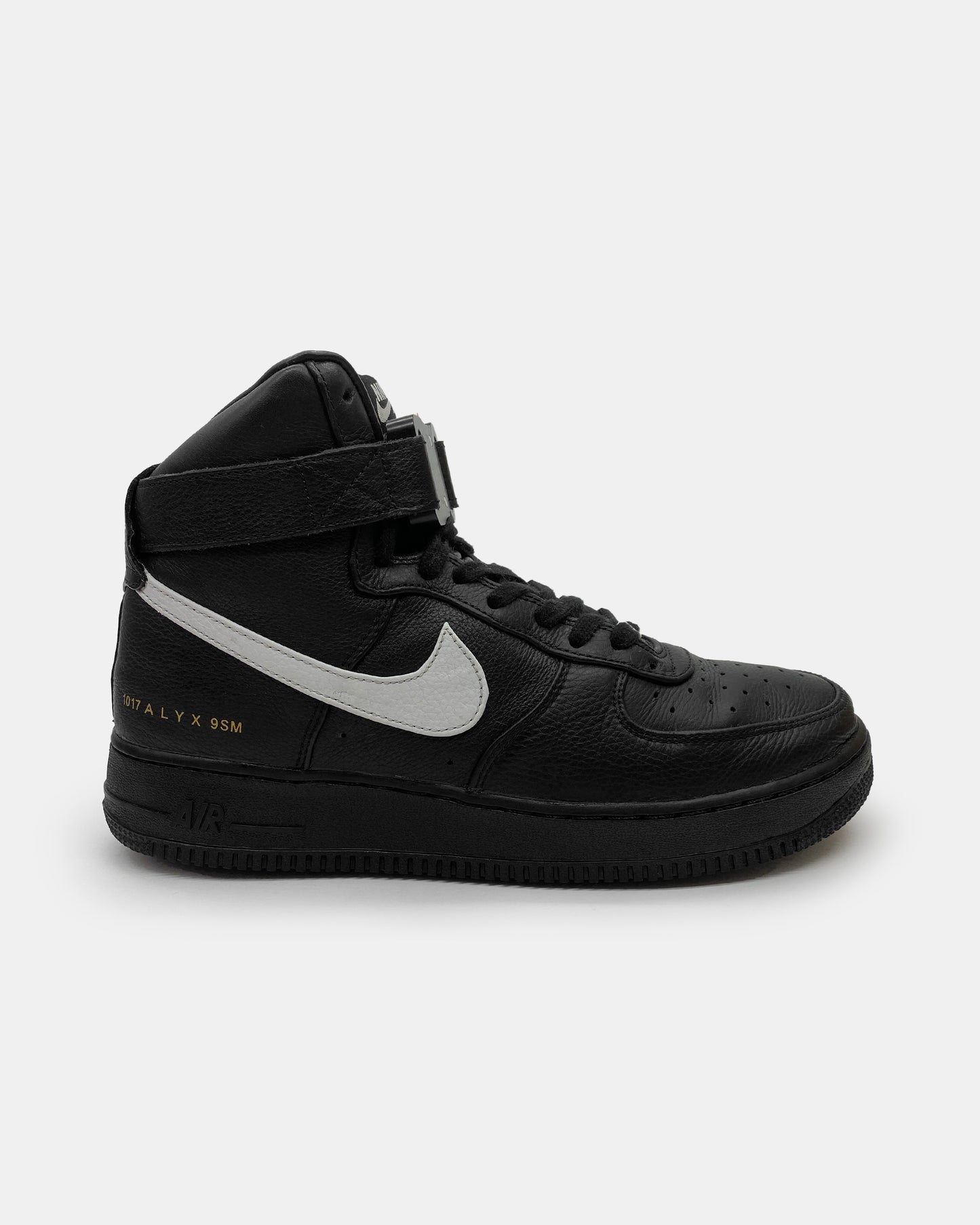 1017 ALYX 9SM x Nike 2020 Air Force 1 High Sneaker Black White