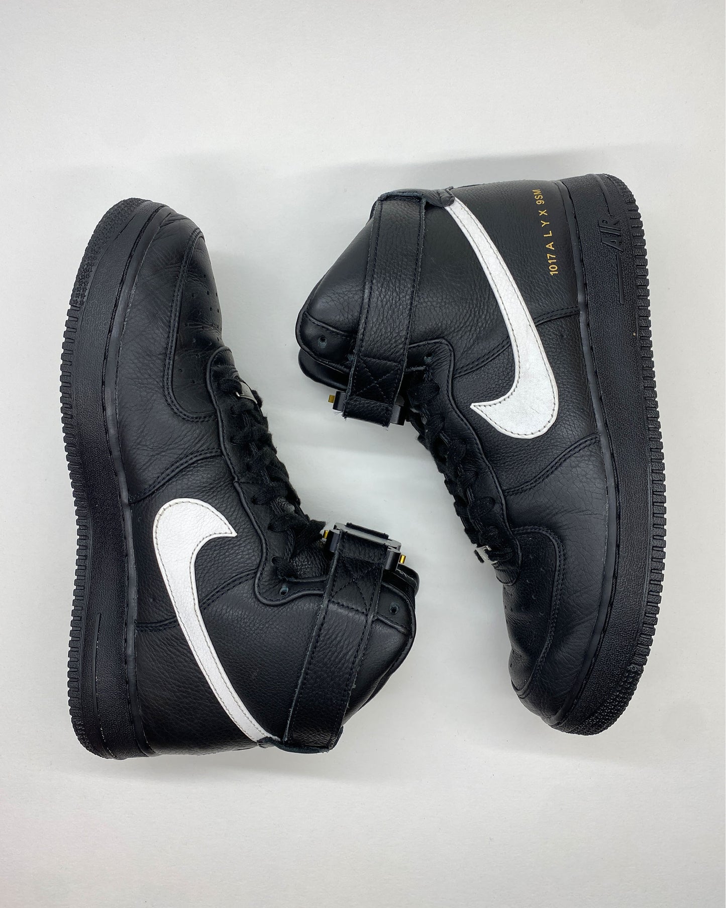 1017 ALYX 9SM x Nike 2020 Air Force 1 High Sneaker Black White